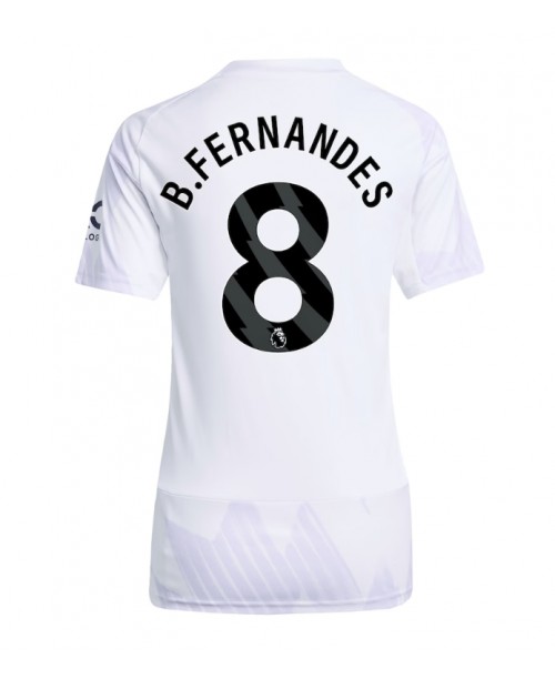 Günstige Manchester United Bruno Fernandes #8 Auswärtstrikot Damen 2025-26 Kurzarm Günstige Manchester United Bruno Fernandes #8 Auswärtstrikot Damen 2025-26 Kurzarm